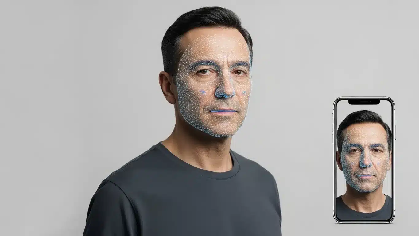 ai facial scan image for ai sleep apnea test